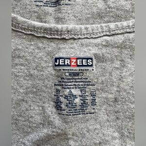 🩶🏋🏻‍♂️🥊JERZEES Gray Tank Tops (LOT of 2) NWT